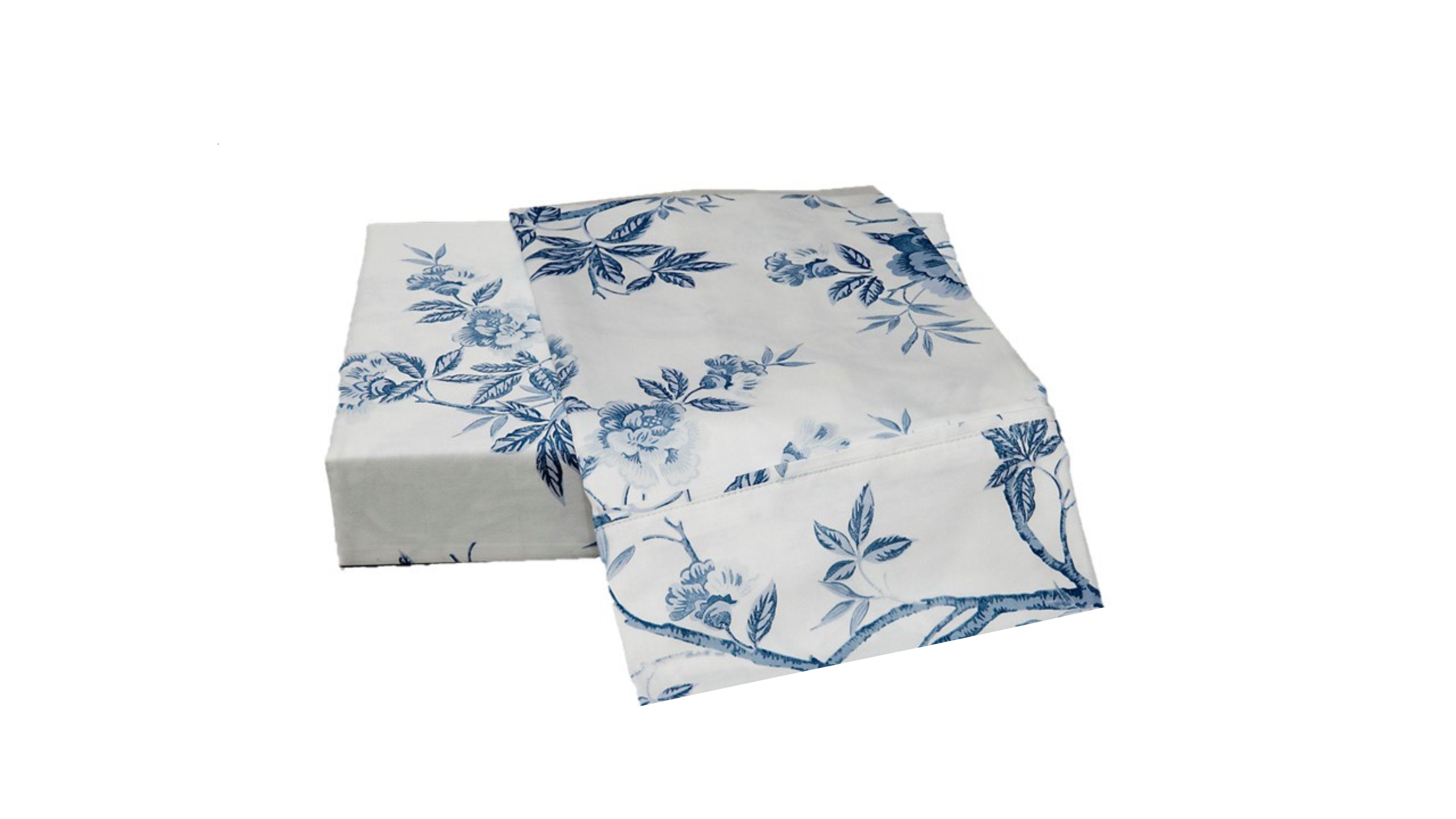  Belle Epoque Josephine Sheet Set - White/Sage - Bonton