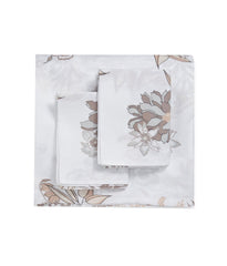 Linen Flower Duvet Set