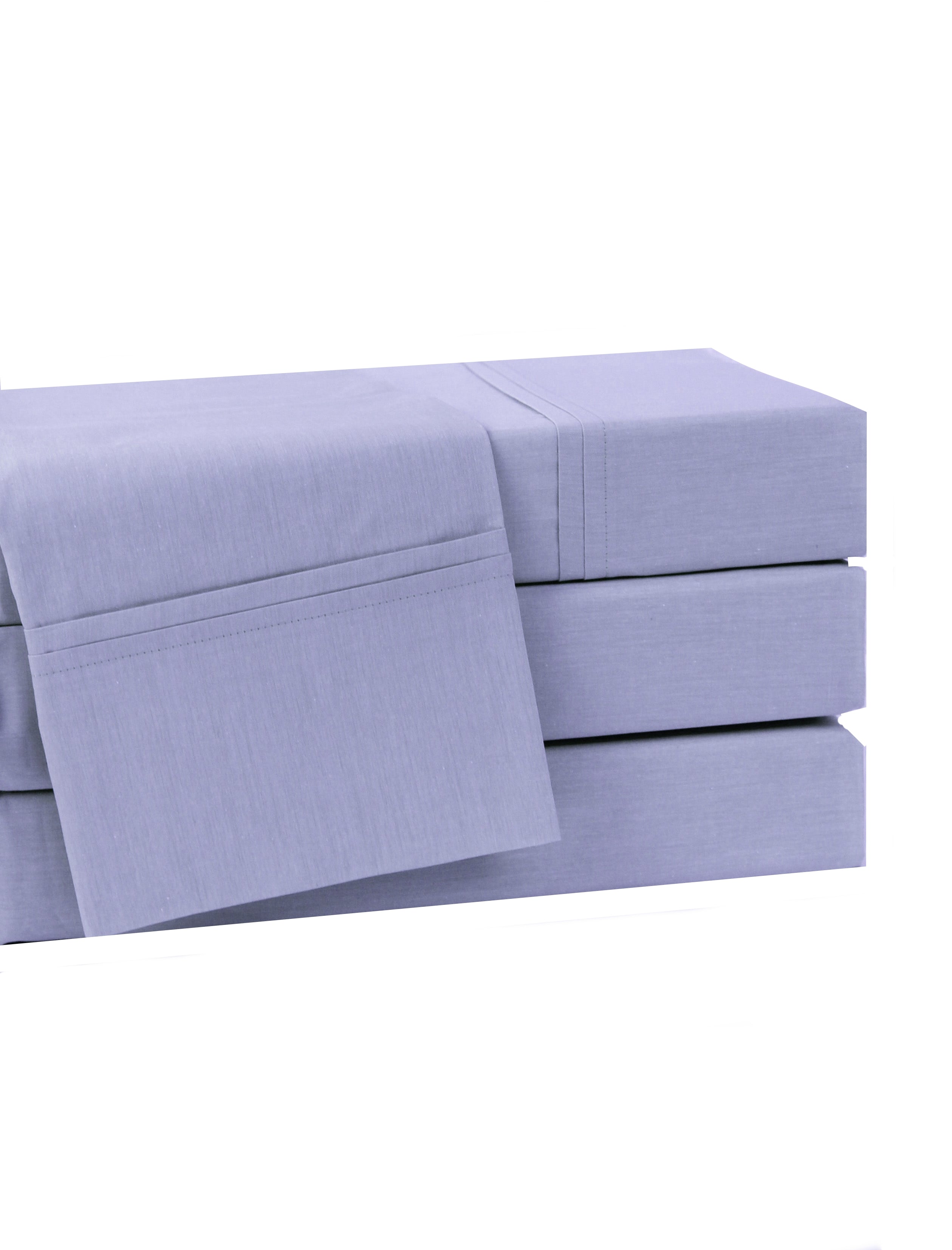  Belle Epoque Chambray Fling Sheet Set - Rose - Bonton