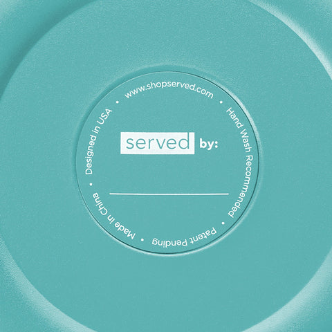 Served Vacuum-Insulated Small Serving Bowl (.625Q) - Blue Lemonade