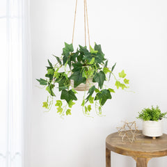 21" Green Artificial Ivy Hanging Floral Bush