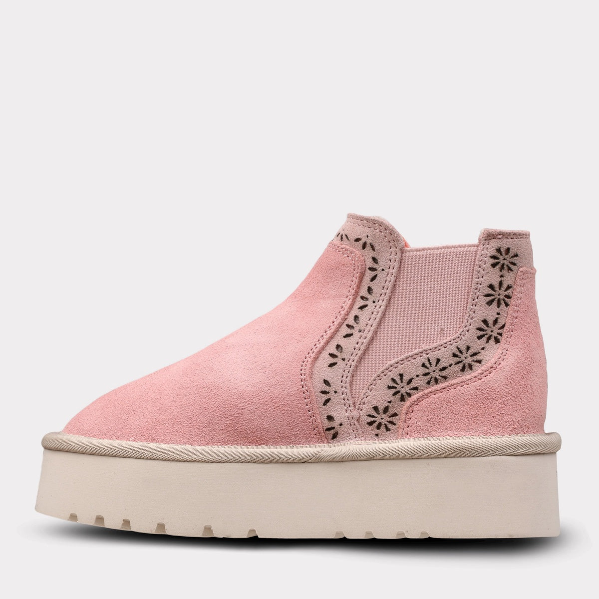 Mykos Antoinette Youth Pull-on Platform Boot - ChestnutWinter White - Bonton