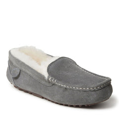 Fireside by Women's Mel Water Resistant Indoor/Outdoor Shearling Moccasin Slipper