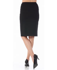 InstantFigure Short Pencil Skirt With Elastic Waist 168024
