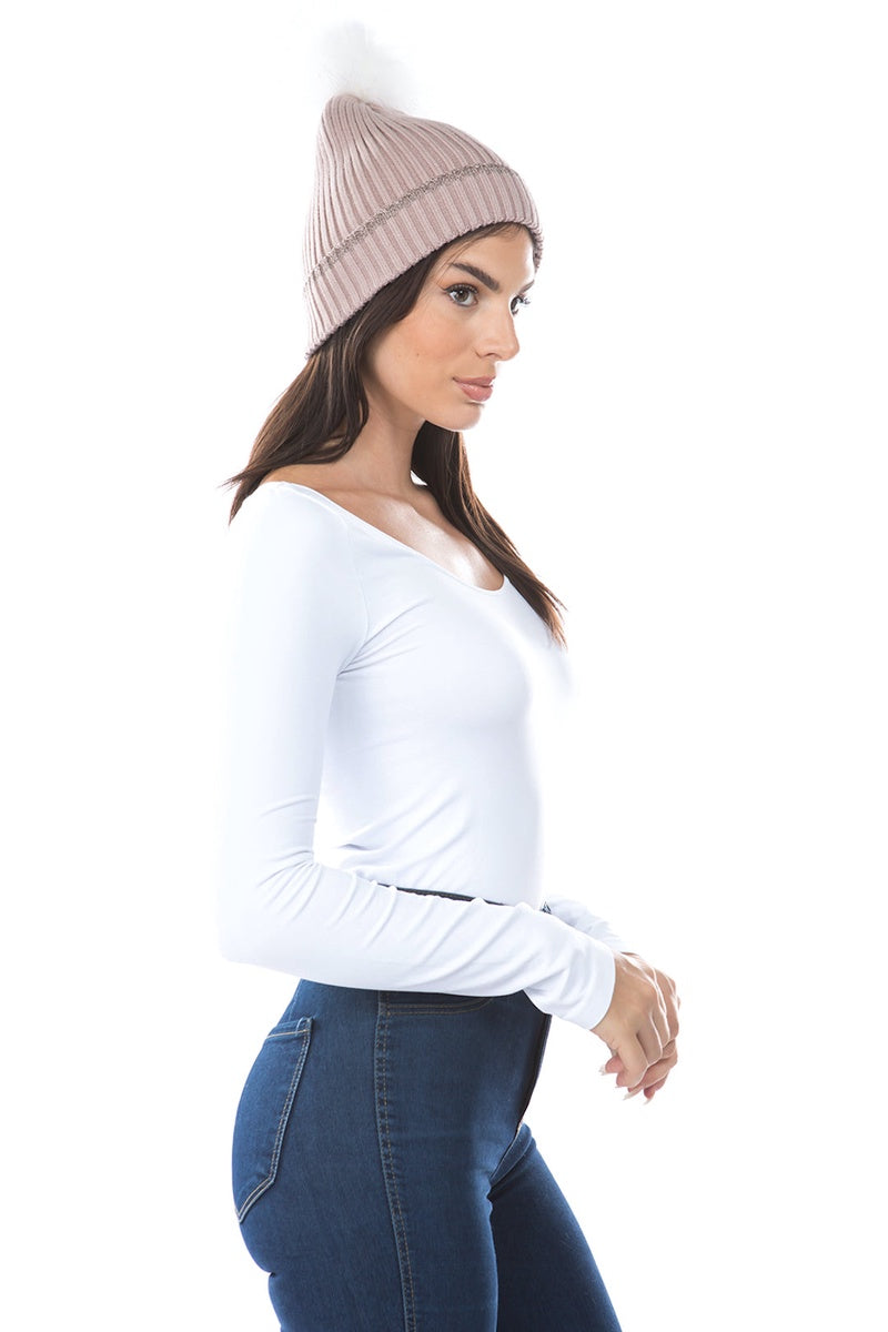  Marcus Adler The Caroline Beanie - Mauve - Bonton