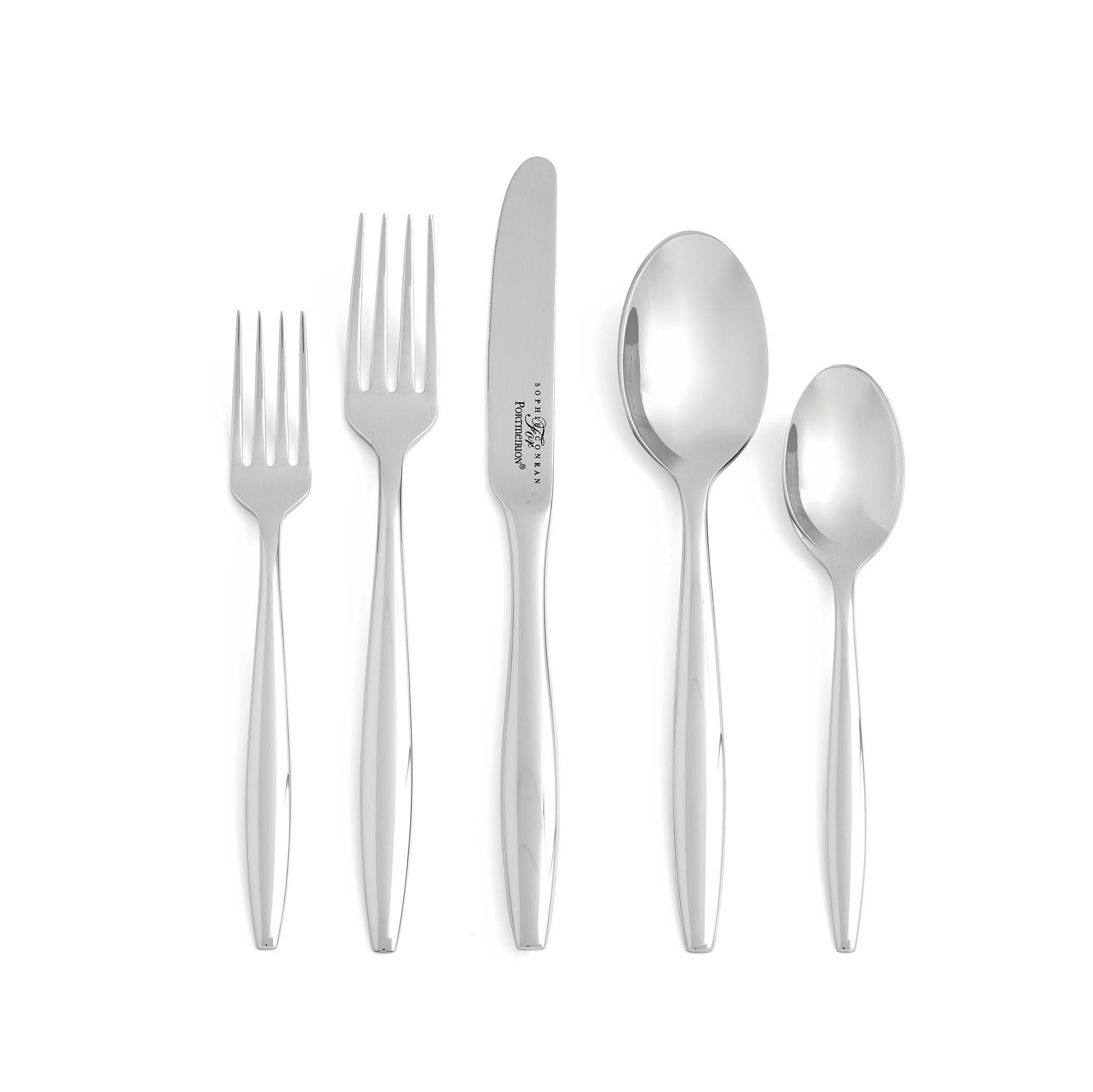  Portmeirion Sophie Conran Arbor 20 Piece Flatware Set - Grey - Bonton