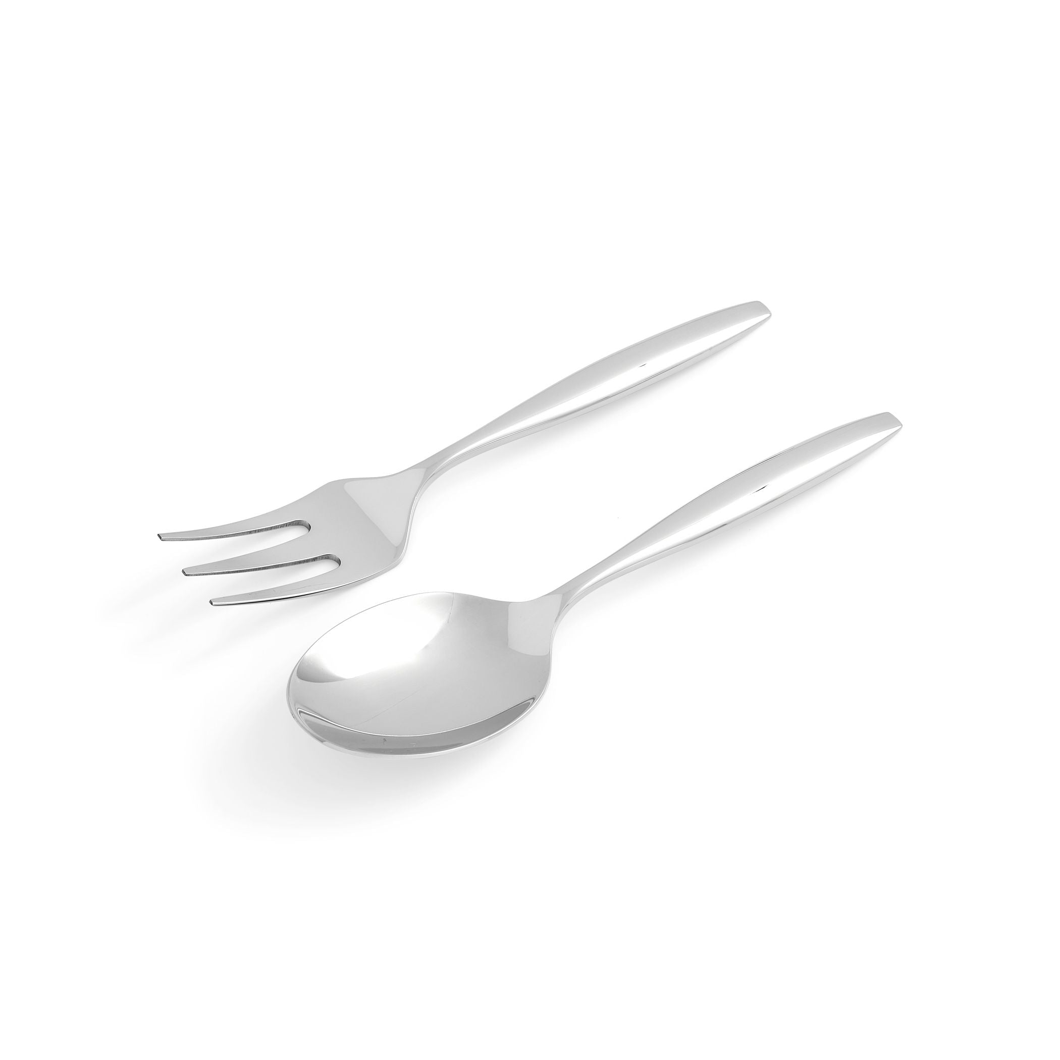  Portmeirion Sophie Conran Arbor Salad Spoon & Fork Set of 2 - Grey - Bonton