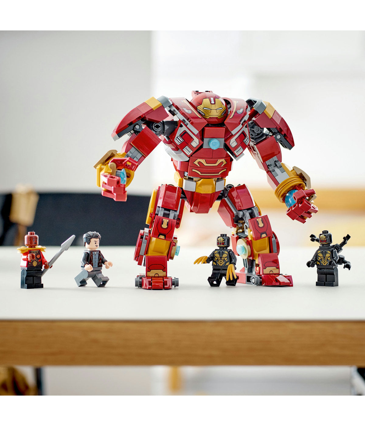 LEGO Marvel The Hulkbuster: The Battle of Wakanda 76247 Building Toy Set (385 Pieces)