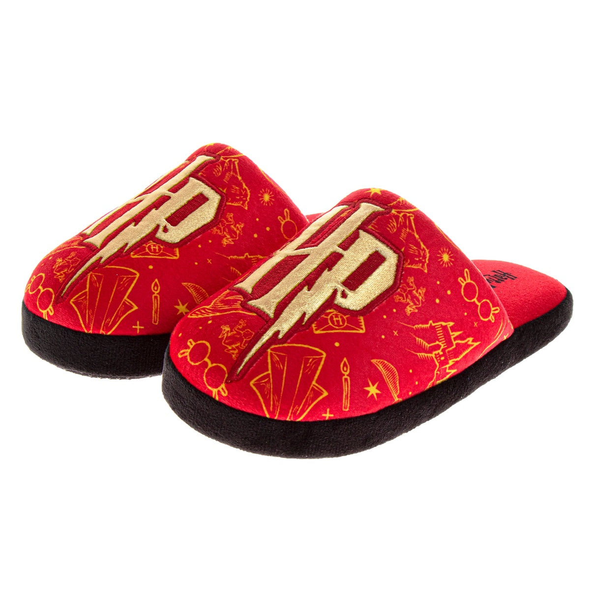  Josmo Harry Potter Slippers Magical Hogwarts Wizard Cozy Boys/Girls House Shoes - 2-3 - Bonton