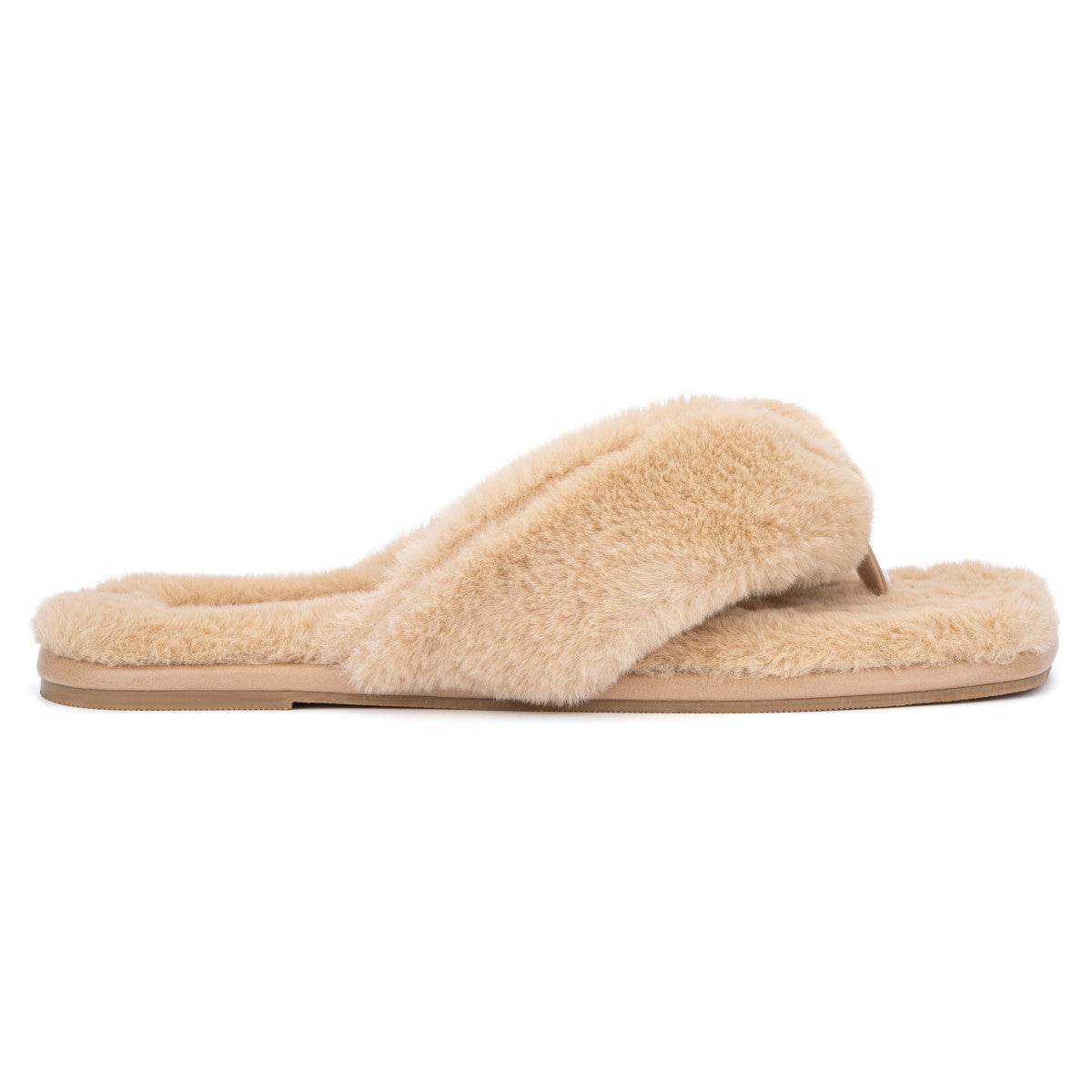  Torgeis Women's Rosa Furry Slides - Natural - Bonton