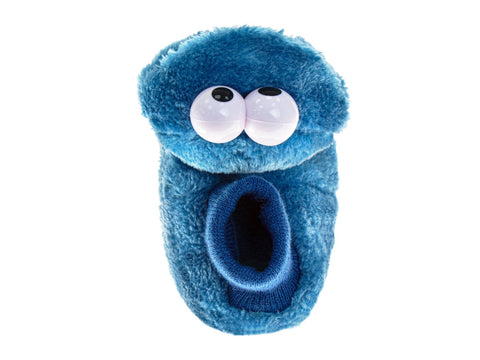 Sesame Street Happy Cookie Monster Dual Sizes Boys Slippers (Toddlers)
