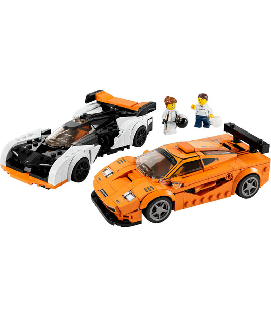 LEGO Speed Champions McLaren Solus GT and McLaren F1 LM 76918 Building Toy Set (581 Pieces)