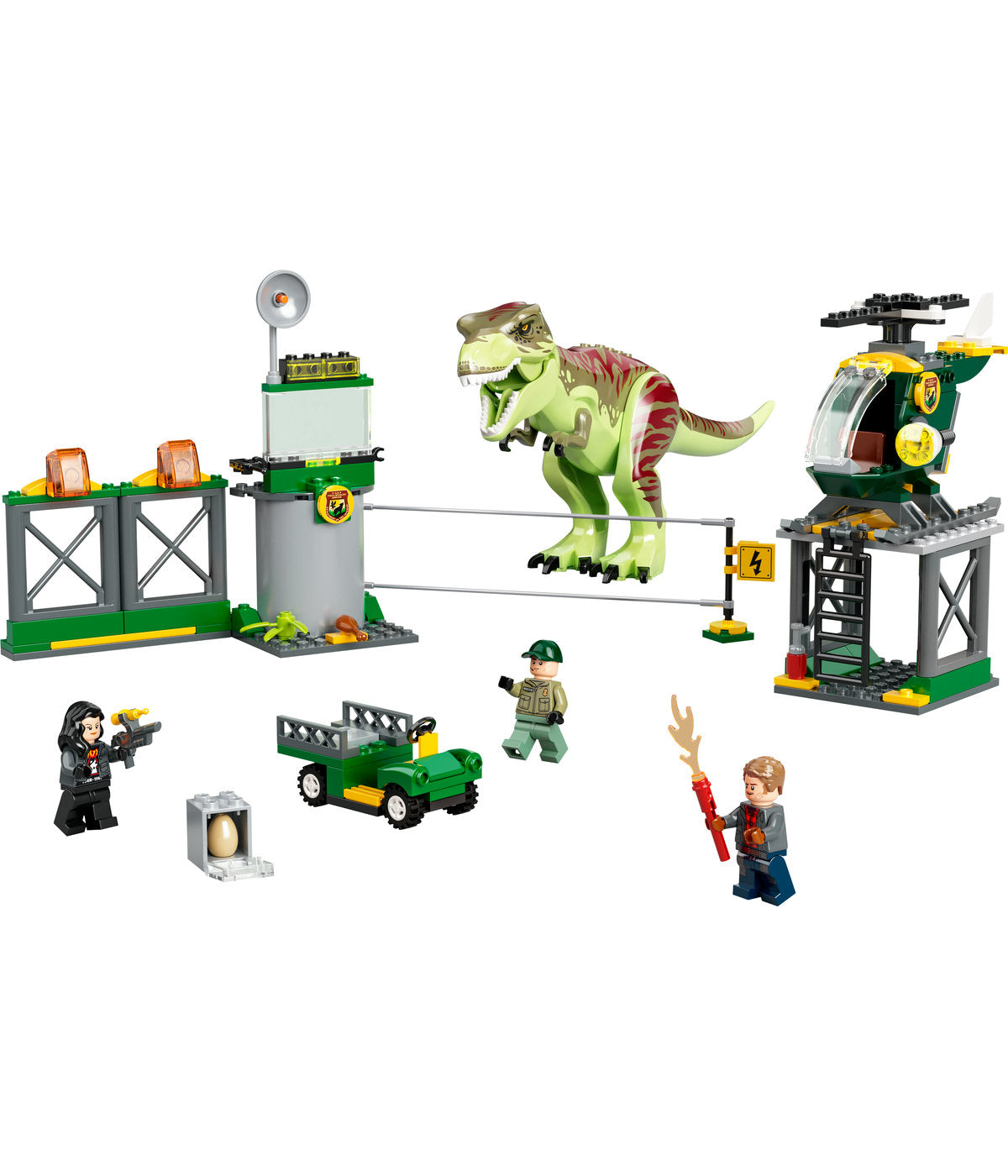 LEGO Jurassic World T. rex Dinosaur Breakout 76944 Building Kit (140 Pieces)