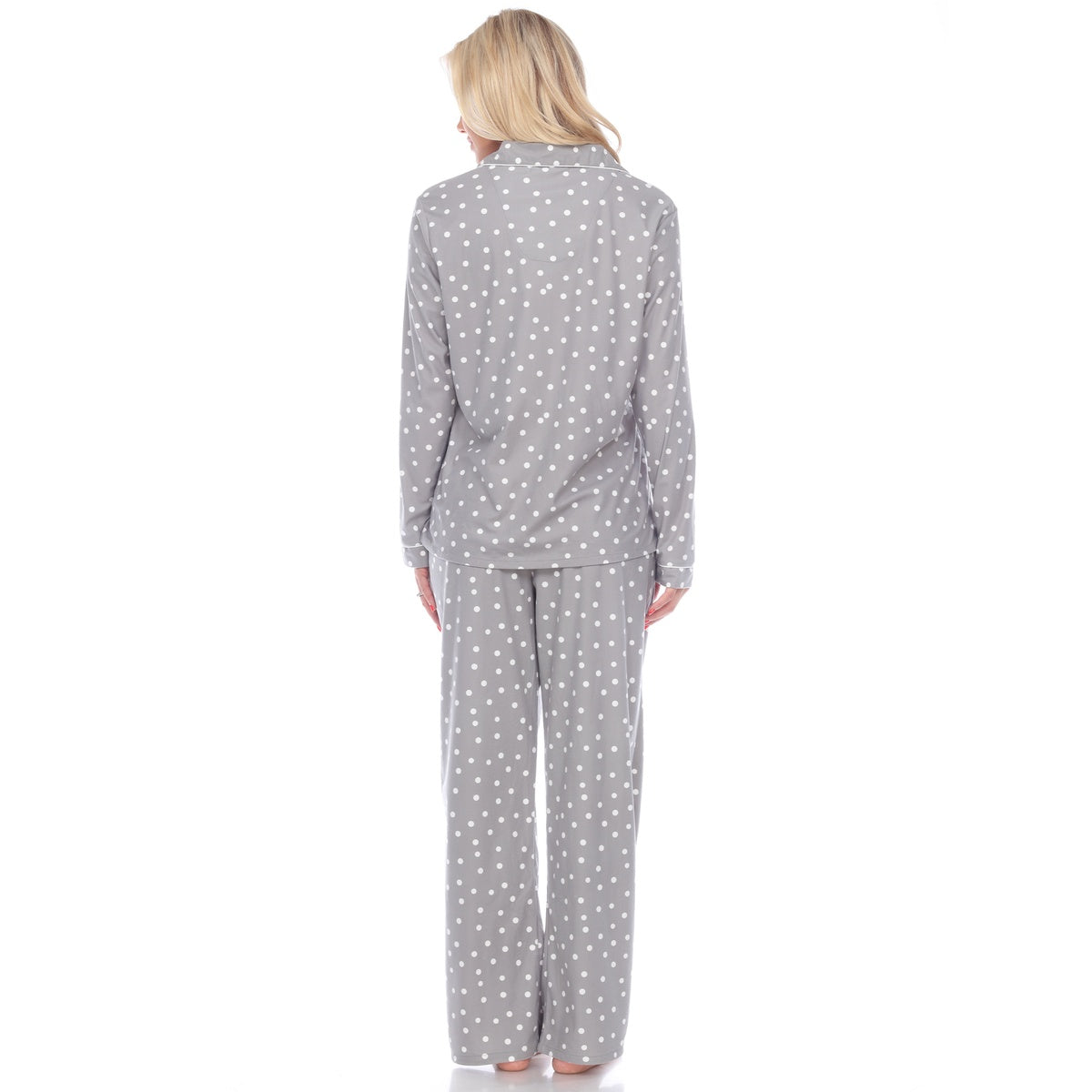  White Mark Women's Three Piece Pajama Set - L - Bonton