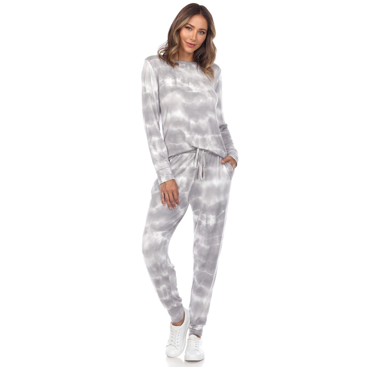  White Mark Women's 2 Piece Lounge Set - L - Bonton