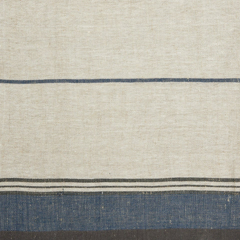Eze Ivory & Blue Tablecloth