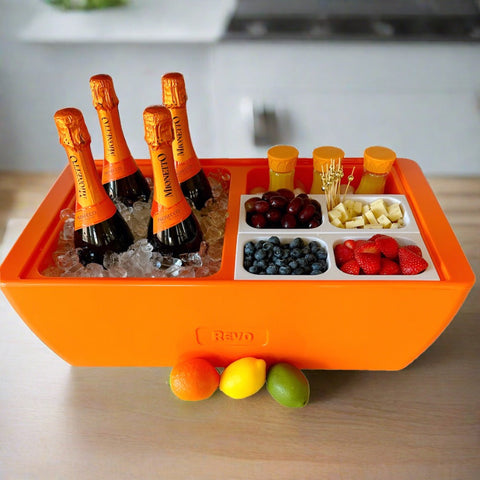 Dubler Party Cooler™ | Orange Burst by Revo Coolers