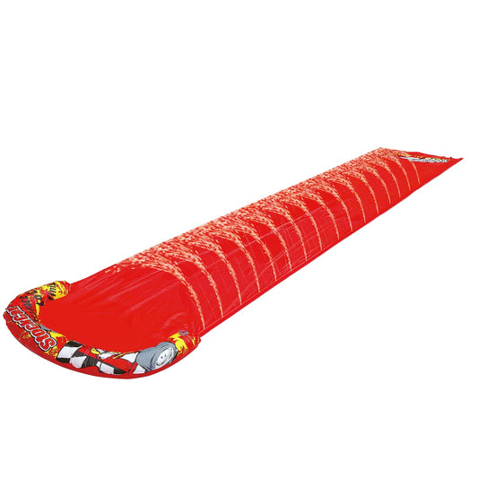 Inflatable Race Car Themed Water Slide - 16.5' - Red