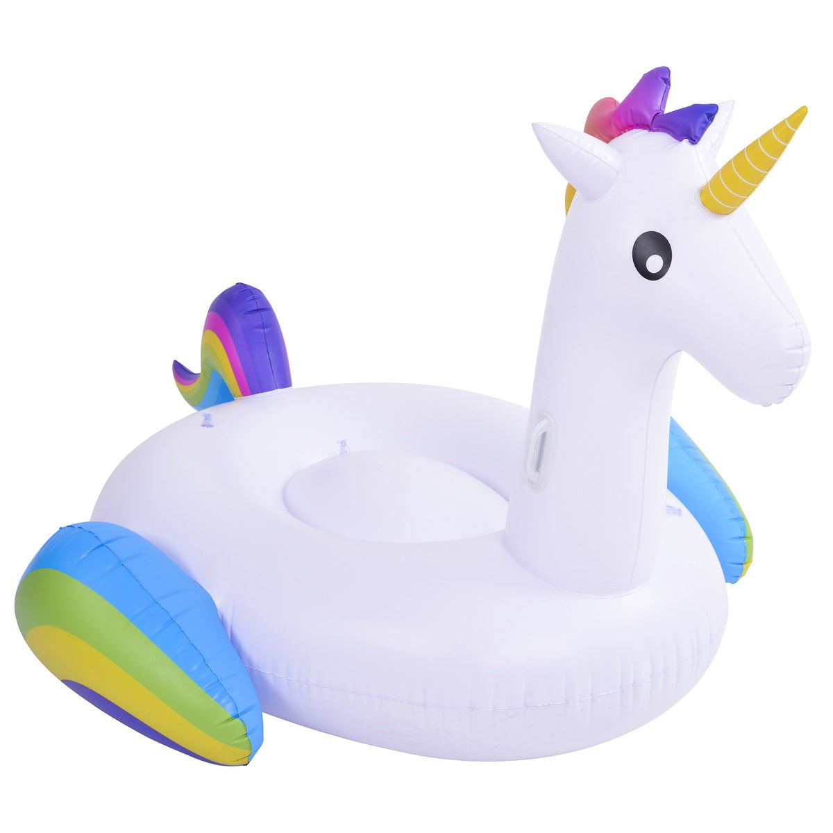  Pool Central 7' Inflatable Rainbow Unicorn Jumbo Pool Float - Default Title - Bonton