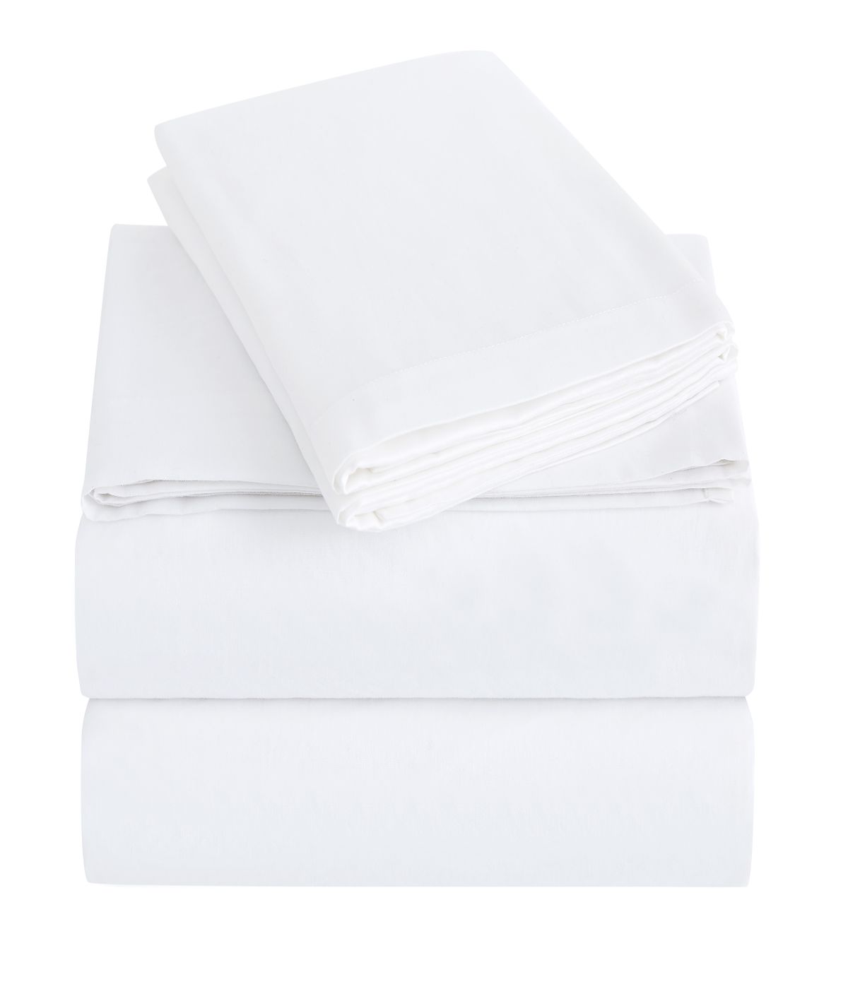 Charisma 310 Thread Count Cotton Solid Sheet Set Bright White