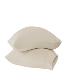 Charisma 310 Thread Count Cotton Solid Pillowcases Almond Milk