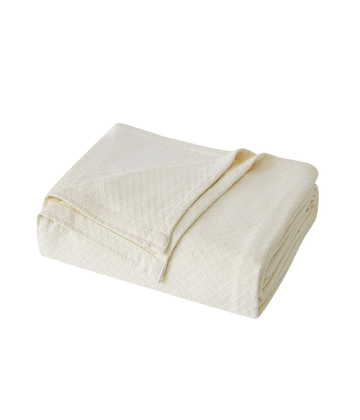  Charisma Deluxe Woven Blanket Ivory - Ivory - Bonton