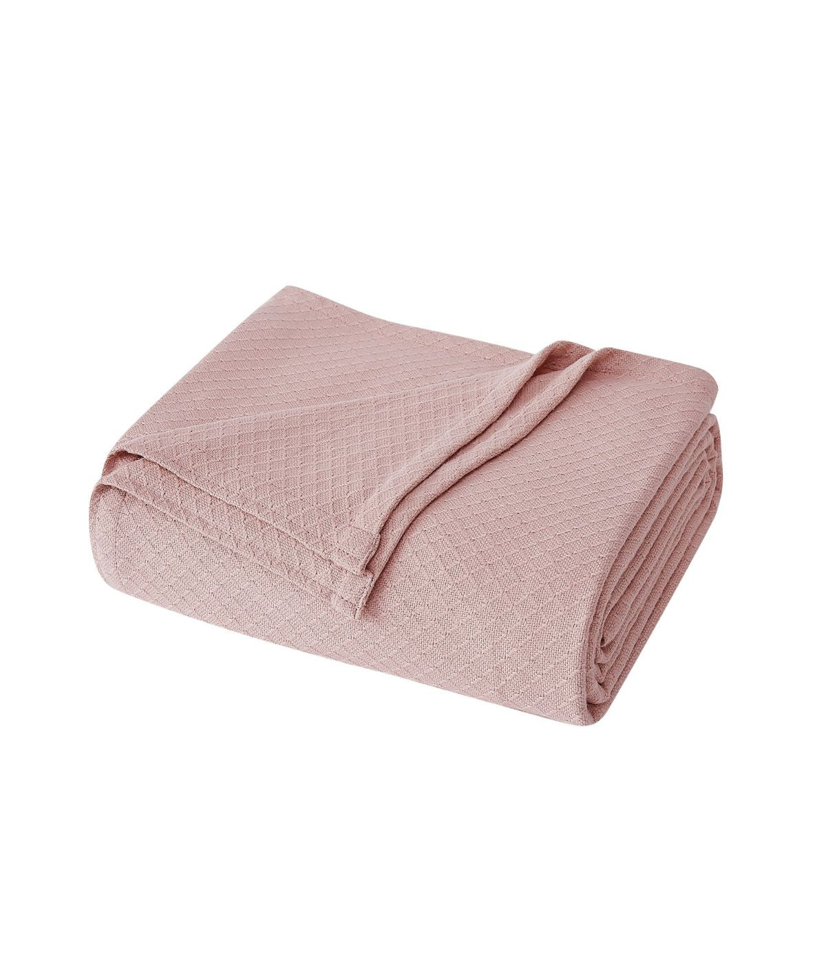  Charisma Deluxe Woven Blanket Blush Pink - Blush Pink - Bonton