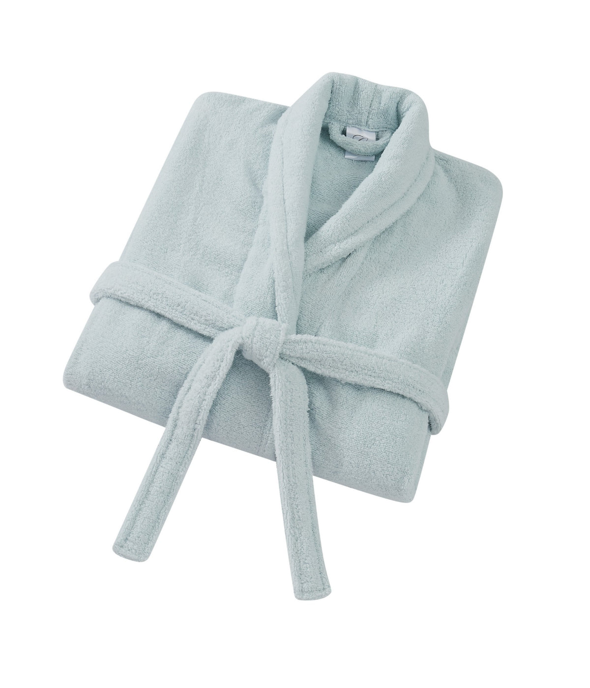  Charisma Luxe Cotton Zero Twist Bath Robe - Blue - Bonton