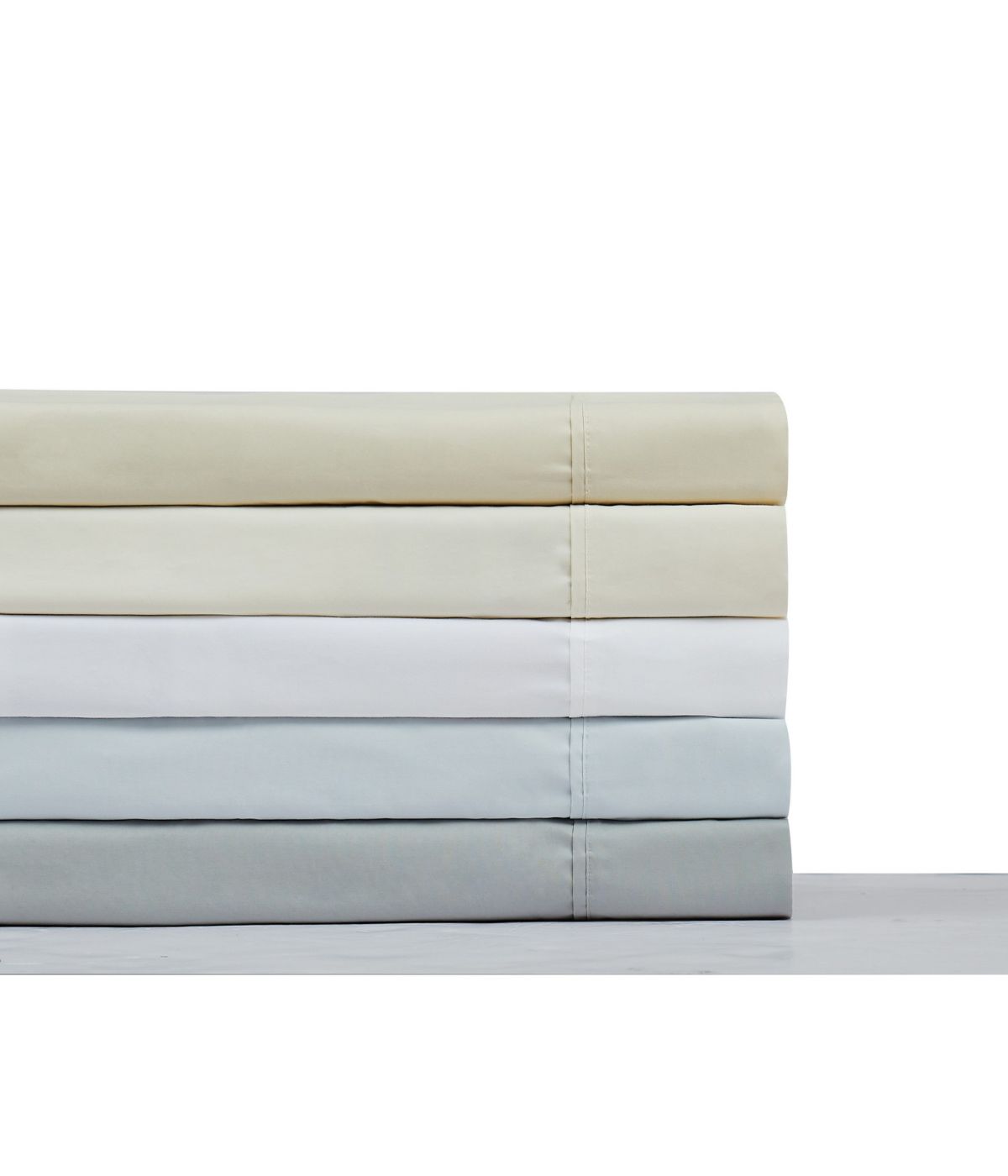 Charisma 400TC Percale Cotton Sheet Set White