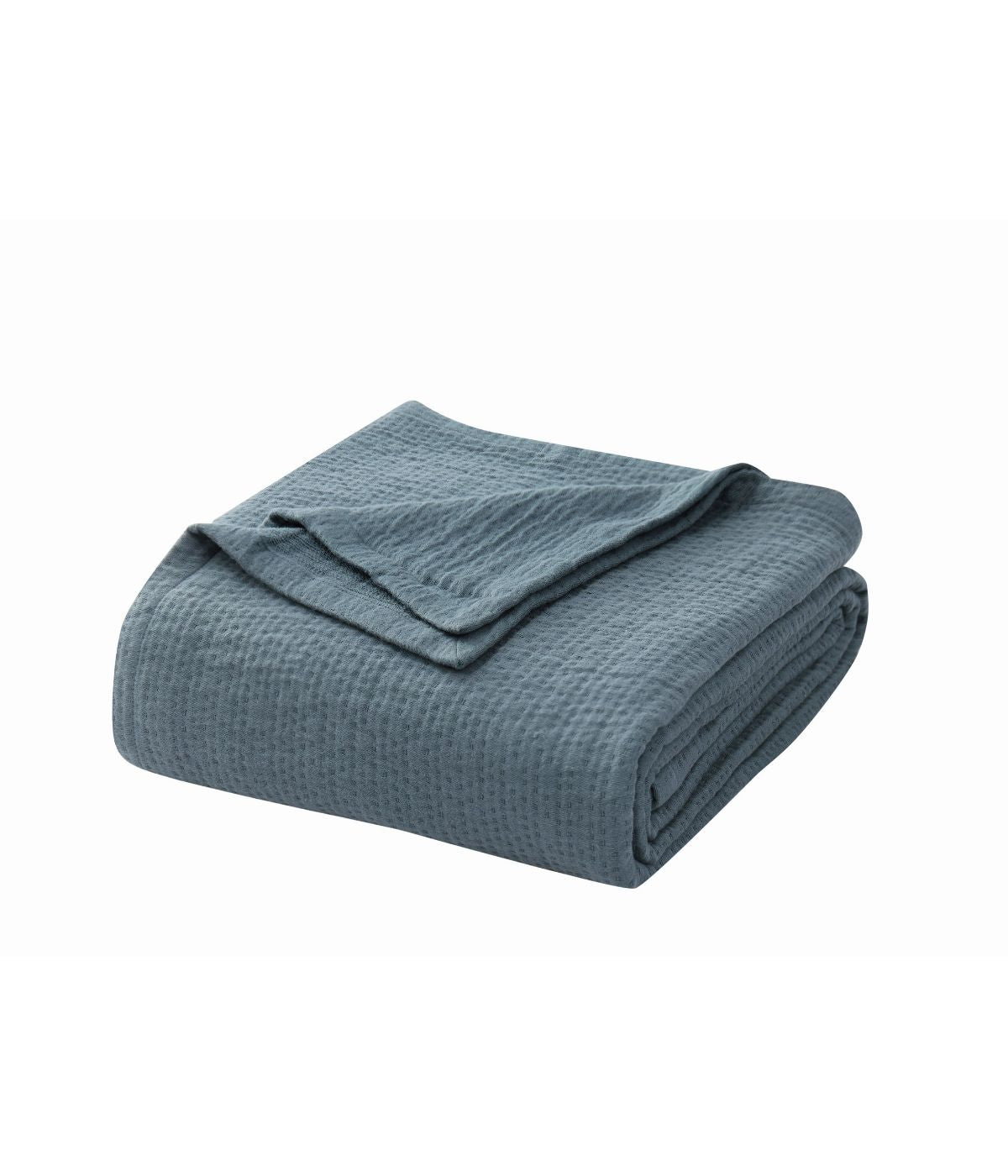  Matelassé Organic Blanket Storm - Storm - Bonton