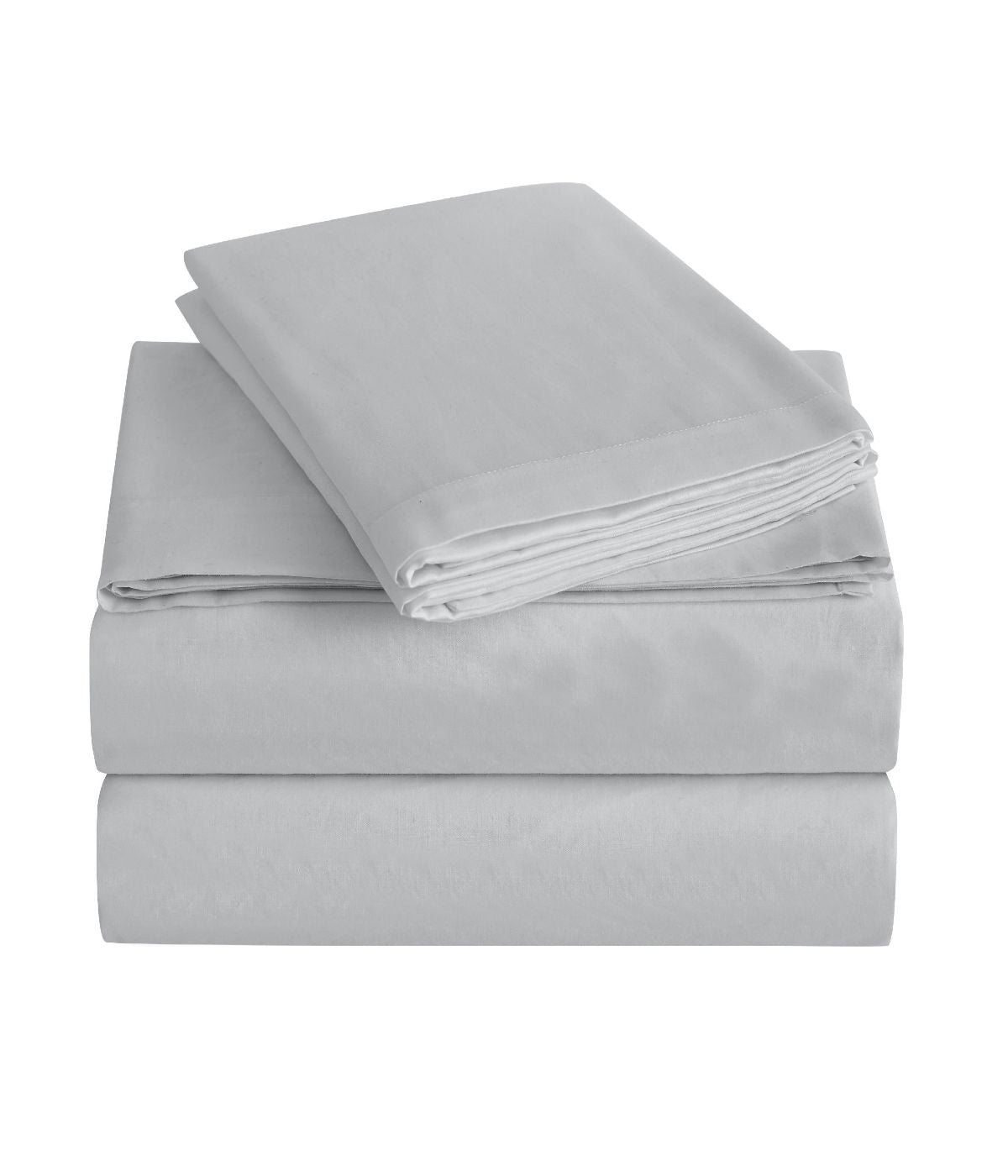 Charisma 310 Thread Count Cotton Solid Sheet Set Grey