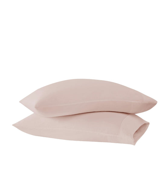 Charisma 310 Thread Count Cotton Solid Pillowcases Blush