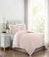  Charisma Solid 310 Thread Count Cotton Duvet Set Blush - Blush - Bonton