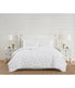  The Farmhouse by Rachel Ashwell Signature Rosebury Duvet Cover Set - White and Pink - Bonton