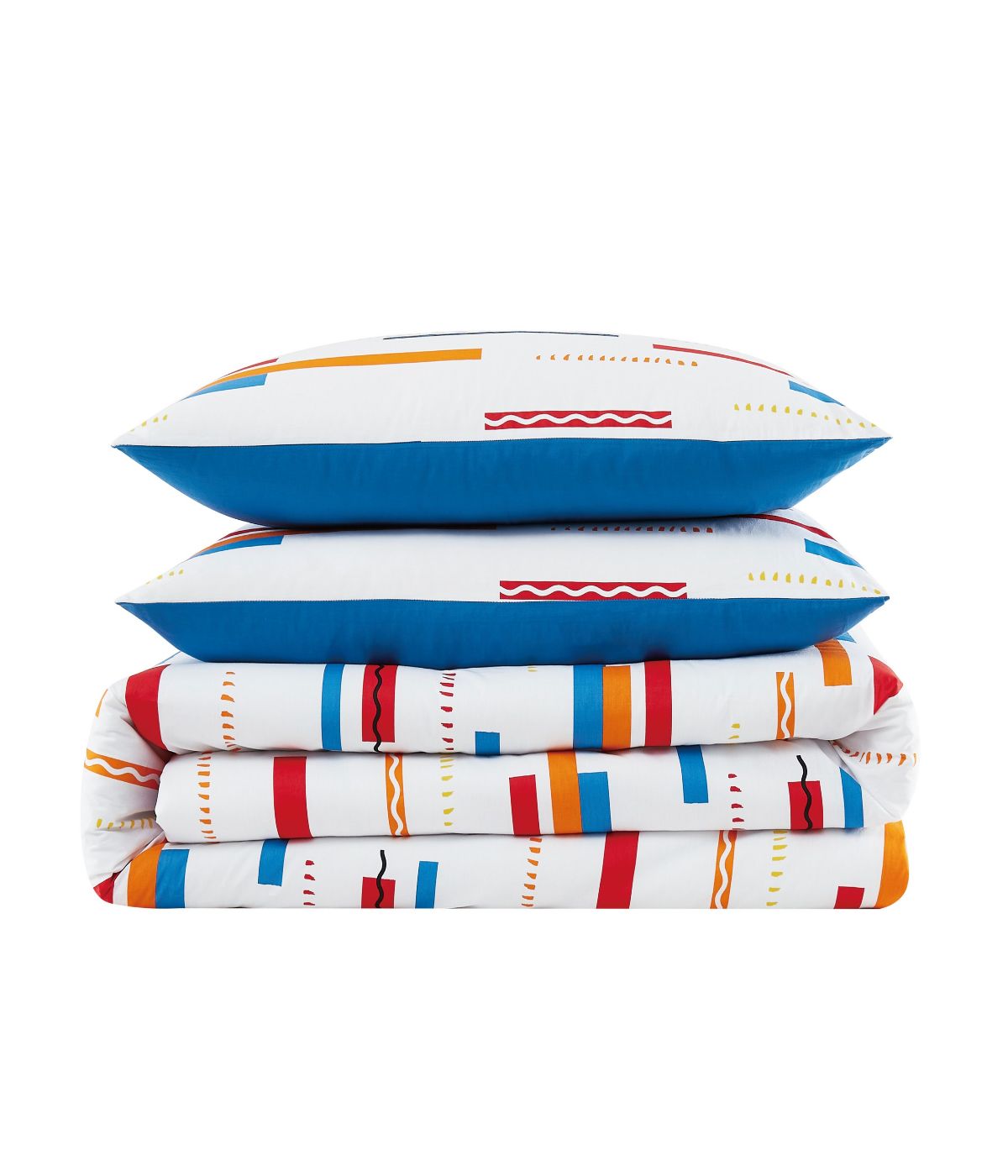  Crayola Serpentine Stripe Comforter Set - Multiple - Bonton