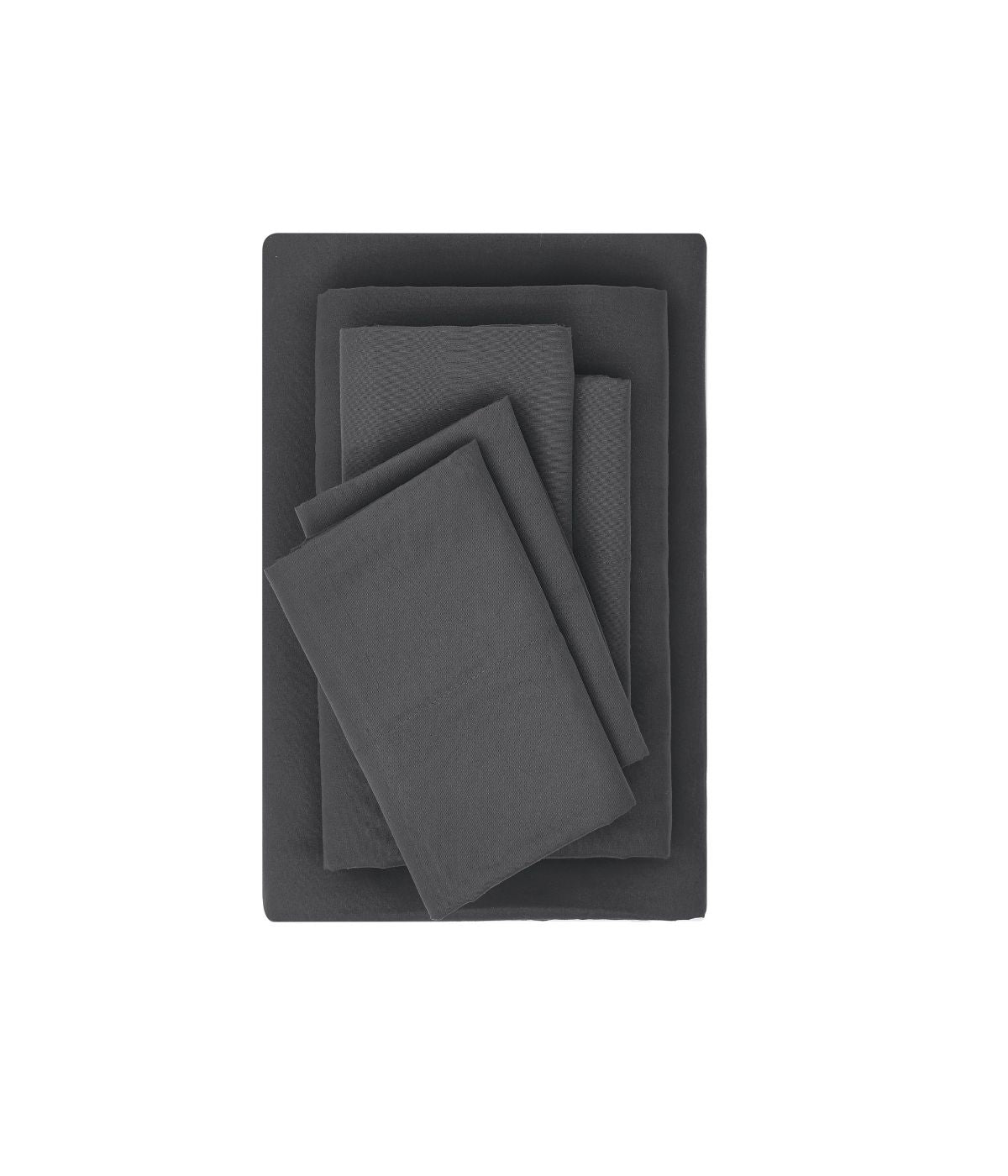 FUBU Solid Sheet Set Charcoal Grey