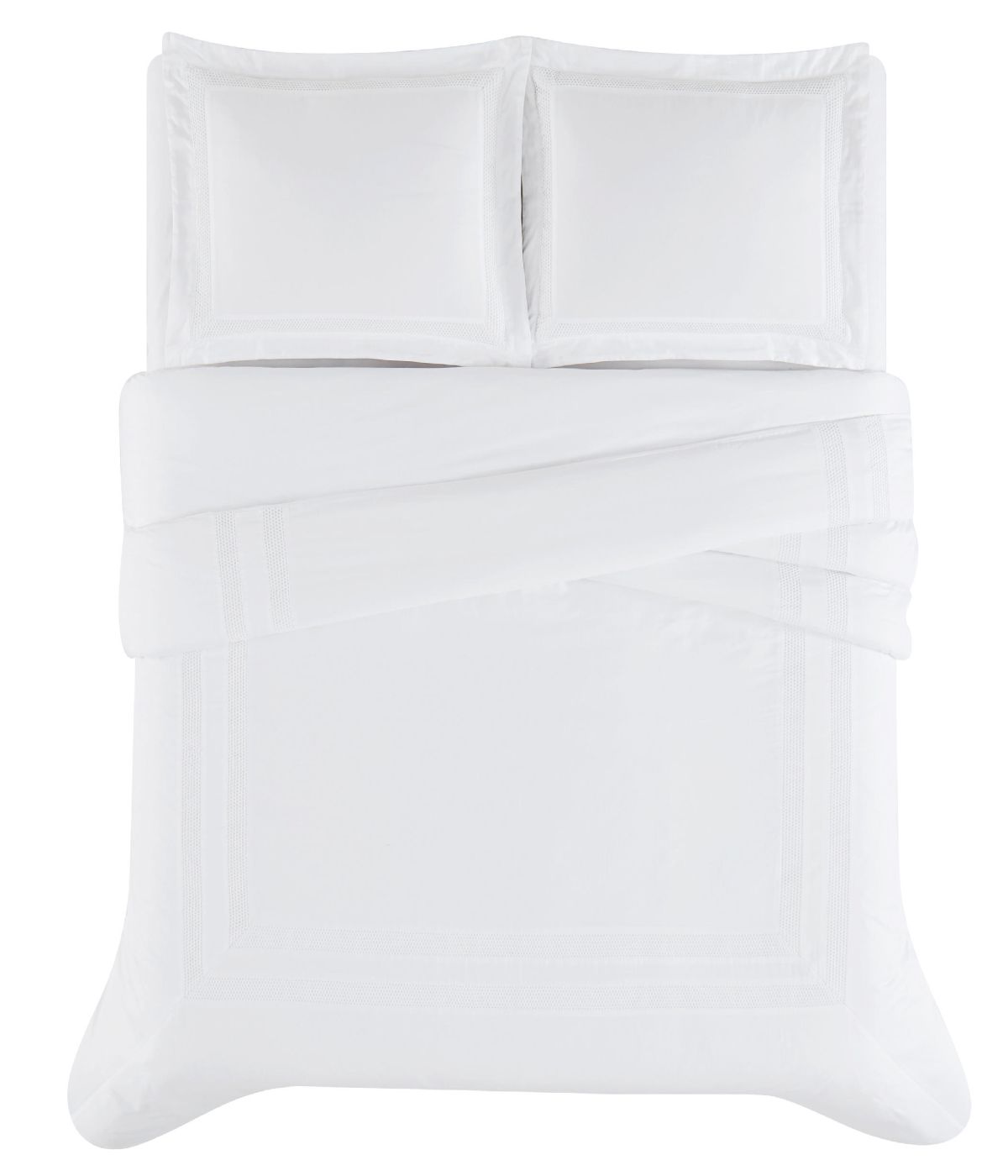 Charisma Bristol Embroidered Comforter Set White