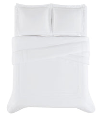 Charisma Bristol Embroidered Comforter Set White