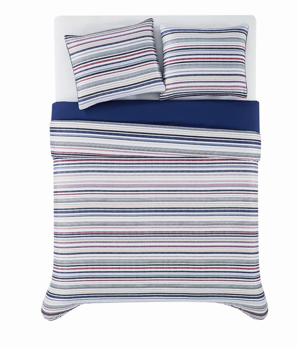  Truly Soft Teagan Stripe Comforter Set - Multiple - Bonton