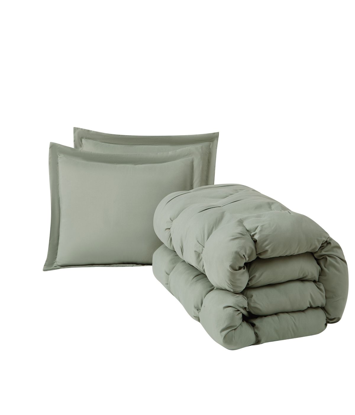  Cloud Puffer Comforter Set Green - Green - Bonton