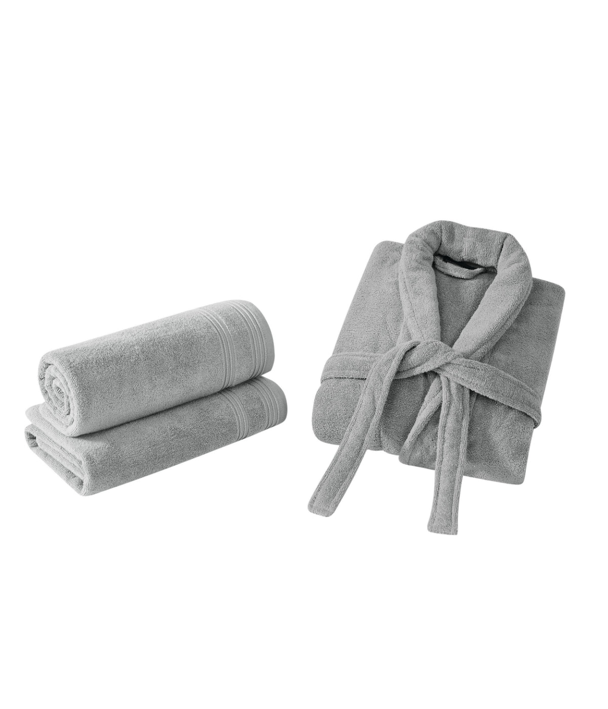  Christian Siriano NY Zero Twist Textured Bath Gift Set - Gray - Bonton