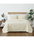  Cozy Gauze Quilt Set Ivory - Ivory - Bonton