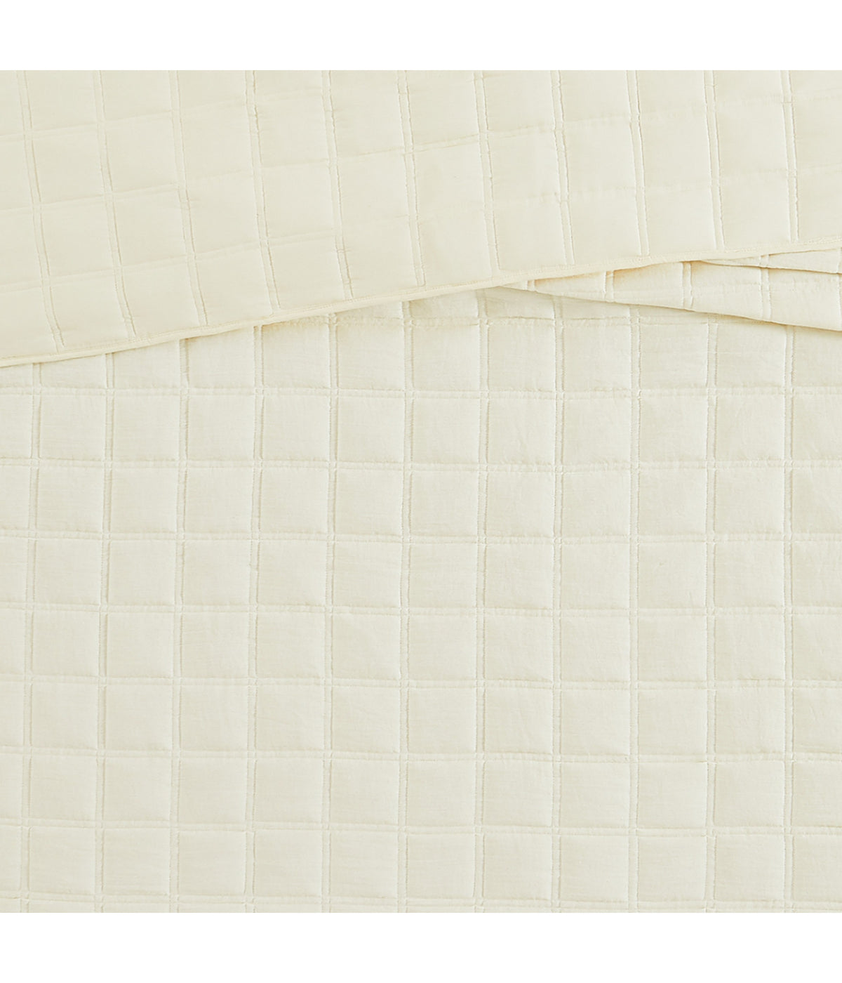  Cozy Gauze Quilt Set Ivory - Ivory - Bonton