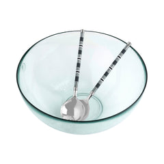 Jubilee "Shades of Graphite" Salad Servers and Urban Salad Bowl