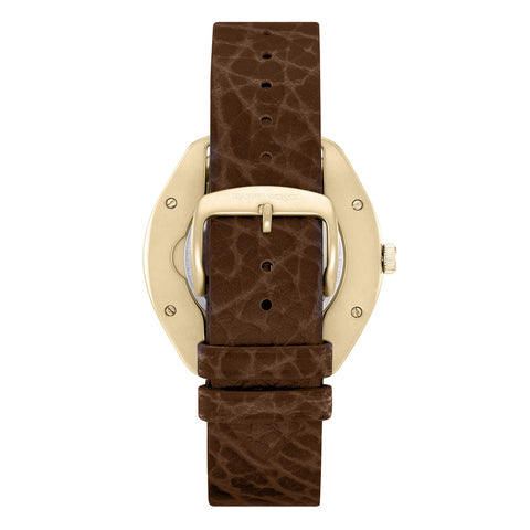 Master Works Mens Classic Leather Strap Watch