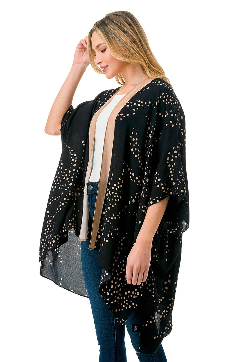  Marcus Adler The Carol Kimono - BLACK - Bonton