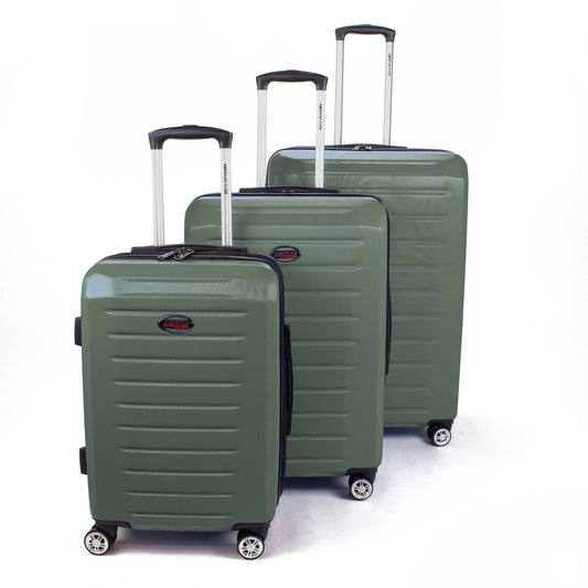 American Flyer Seger 3-Piece Hardside Spinner Luggage Set