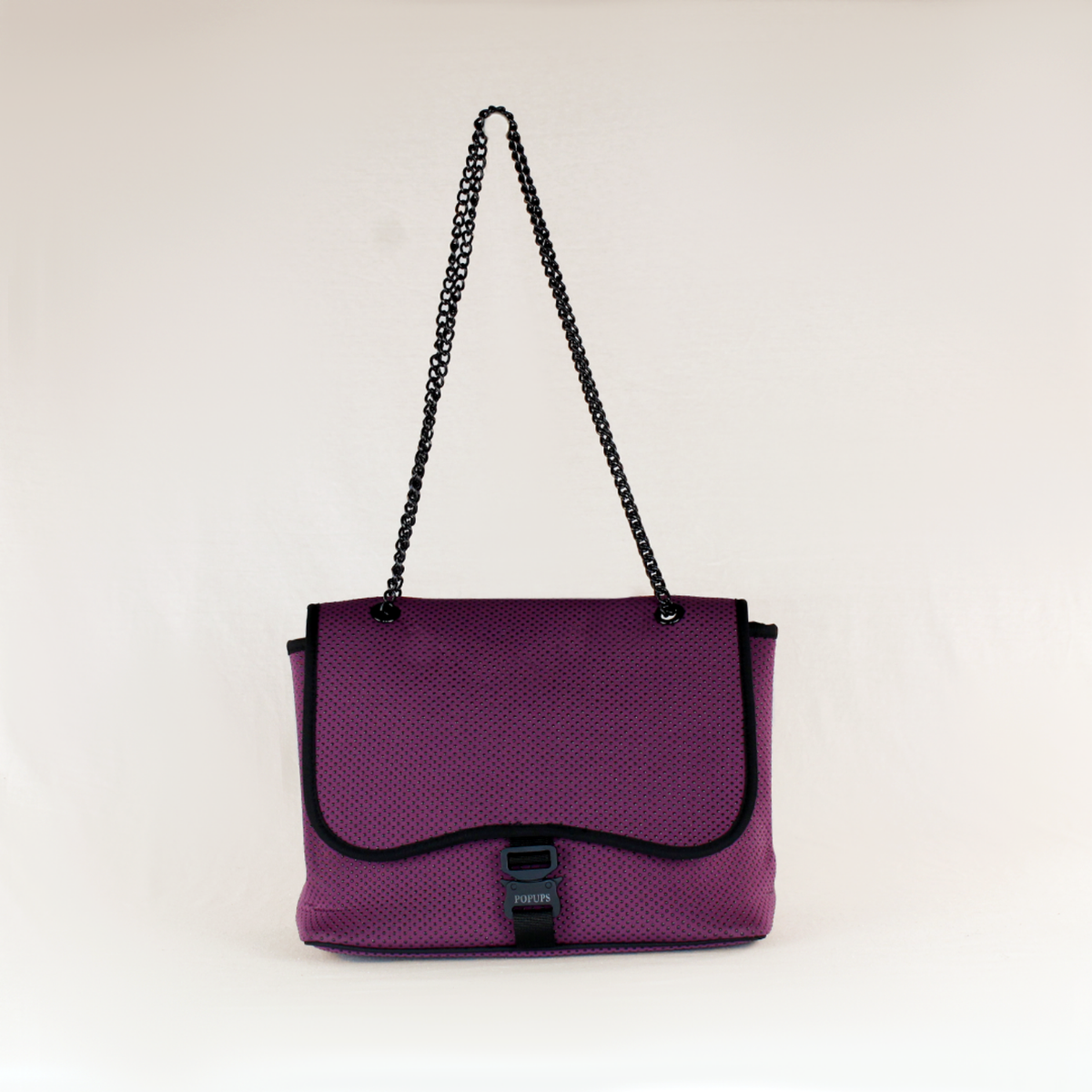  Pop Ups Brand Flap Crossbody Eggplant - Default Title - Bonton