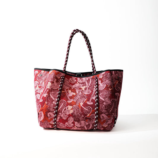 EVERYDAY TOTE SHROOMS RED