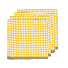 Two-Tone Gingham Napkins, Set of 4